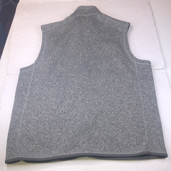 Patagonia Better Sweater Men Size 2XL Heather Gray Fleece Vest Full Zip Gorpcore - Picture 11 of 12